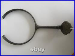 Rare Original Antique Aladdin No. 8 Cast Iron Oil Lamp Wall Bracket