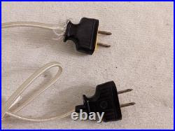 Rare Pair Antique Art Deco Aladdin Alacite Table Lamps Uranium Glass