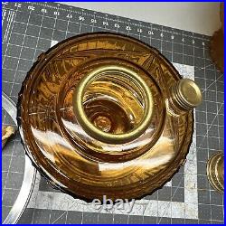 Rare Shade ALADDIN OIL KEROSENE LAMP WASHINGTON DRAPE CHIMNEY rb1