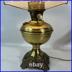 Rare The Beacon #4 Home supply co Aladdin 3-6 Oil Lamp Brass Electric