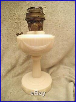 Rare Vintage Aladdin Alacite Oil Lamp Lincoln Drapes Model B 1939 Solitaire Foot