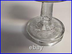 Rare Vintage Aladdin Washington Drape Glass Oil Lamp