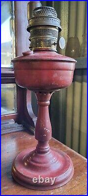 Rare Vintage Red ALADDIN MODEL B Oil Kerosene LAMP