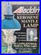 Rare Vtg Aladdin Kerosene Mantle Lamp Cardboard Advertising Store Display Stand