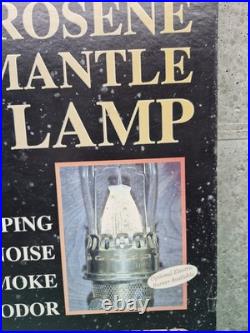 Rare Vtg Aladdin Kerosene Mantle Lamp Cardboard Advertising Store Display Stand