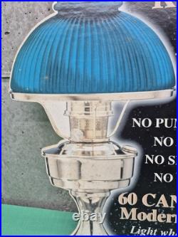 Rare Vtg Aladdin Kerosene Mantle Lamp Cardboard Advertising Store Display Stand