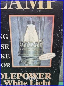 Rare Vtg Aladdin Kerosene Mantle Lamp Cardboard Advertising Store Display Stand