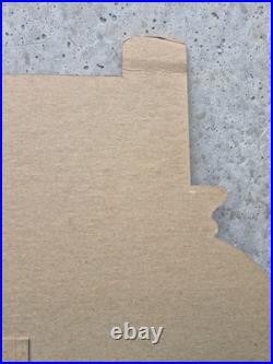 Rare Vtg Aladdin Kerosene Mantle Lamp Cardboard Advertising Store Display Stand