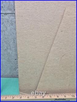 Rare Vtg Aladdin Kerosene Mantle Lamp Cardboard Advertising Store Display Stand