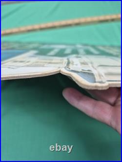 Rare Vtg Aladdin Kerosene Mantle Lamp Cardboard Advertising Store Display Stand