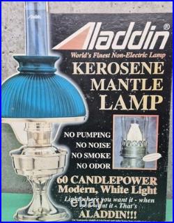 Rare Vtg Aladdin Kerosene Mantle Lamp Cardboard Advertising Store Display Stand