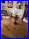 Ruby Red tall lincoln drape Aladdin lamp
