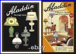SET Aladdin Magic Name in Lamps & Aladdin Collectors Manual AND Price Guide #23