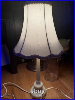 Set Of Vintage Aladdin Electric Alacite Art Deco Boudoir Lamps Uranium