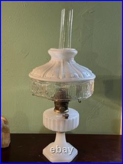 Set of 2 Ultra Rare Vintage Aladdin Model B Oil Lamps