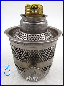 Set of 4 Assorted Aladdin Kerosene Lamp Burners (3) Mod. 21C and 1 Model C