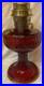 Short Lincoln Drape Red Kerosene Lamp Aladdin Mantle Lamp Company