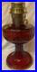 Short Lincoln Drape Red Kerosene Lamp Aladdin Mantle Lamp Company