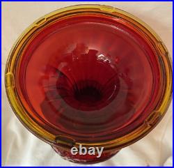 Short Lincoln Drape Red Kerosene Lamp Aladdin Mantle Lamp Company