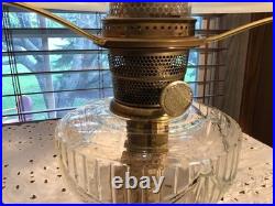 Short Mantle Or Table 18 Lincoln Drape Oil Lamp With Awesome Shade And Wick