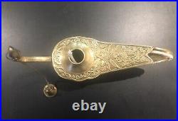 Solid Brass Collectable Large Genie Lamp With Wick Inside