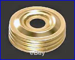 Solid Brass Threaded Cap for Aladdin Electric Table Lamps Not Made by Aladdin