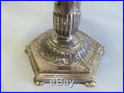 Stunning 1935-36 Silver-Plated Aladdin Orientale Kerosene Lamp, Antique