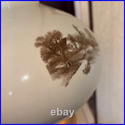 Stunning Antique Aladdin Model 11 Electrified Oil Lamp Colonial Farmhouse Shade