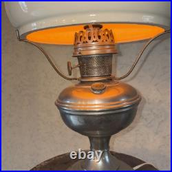 Stunning Antique Aladdin Model 11 Electrified Oil Lamp Colonial Farmhouse Shade