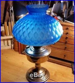 Stunning antique Aladdin Oil Lamp Kerosene Light Lantern Complete w Shade