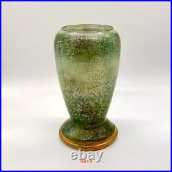 Superb Aladdin 1240 variegated Verde Vase Lamp