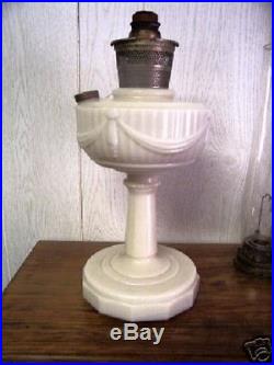TALL WHITE LINCOLN DRAPE ALADDIN LAMP ORIGINAL