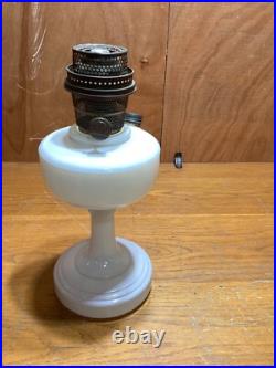 Tall Moonstone Simplicity Aladdin Kerosene Lamp 1949-52 Model B Burner #4495