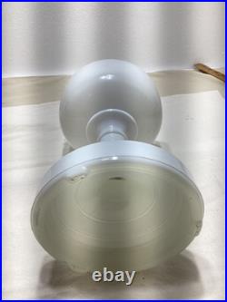 Tall Moonstone Simplicity Aladdin Kerosene Lamp 1949-52 Model B Burner #4537