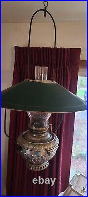 The Juno Lamp USA Nickel Plated General Store Kerosene 1887