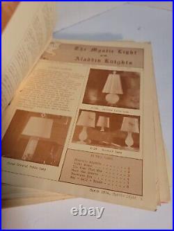 The Mystic Light of the Aladdin Knights Newsletter Kerosene Lamp 1970's / 80's