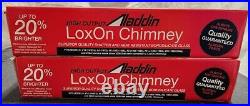 Two (2) New Aladdin Lamp R105 High Altitude High Output Lox-on Chimney