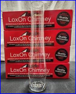 Two Aladdin Lamp Lox-on Chimneys Part # R103 Brand New Replacement Free Shipping