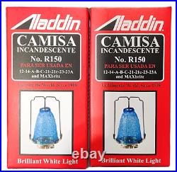 Two Brand New In Box Aladdin Lamp Camisa Incandescente Part # R150 Free Shipping