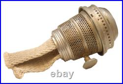 Two Vintage Aladdin White Moonstone Alacite Oil Lamps