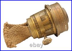 Two Vintage Aladdin White Moonstone Alacite Oil Lamps