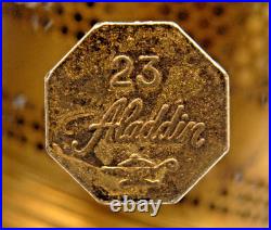 Two Vintage Aladdin White Moonstone Alacite Oil Lamps