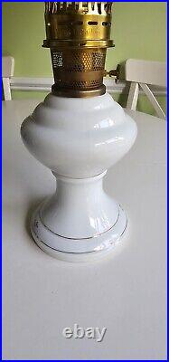 Unlisted Aladdin Ceramic Table Lamp Fount Model 23 Burner Possibly Prototype