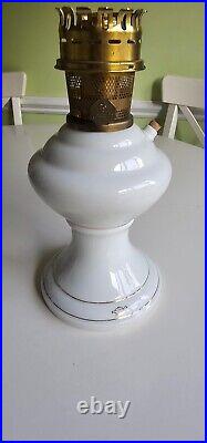 Unlisted Aladdin Ceramic Table Lamp Fount Model 23 Burner Possibly Prototype