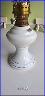 Unlisted Aladdin Ceramic Table Lamp Fount Model 23 Burner Possibly Prototype