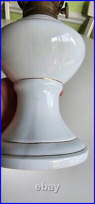 Unlisted Aladdin Ceramic Table Lamp Fount Model 23 Burner Possibly Prototype