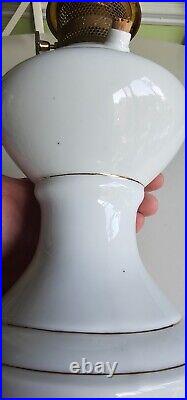 Unlisted Aladdin Ceramic Table Lamp Fount Model 23 Burner Possibly Prototype