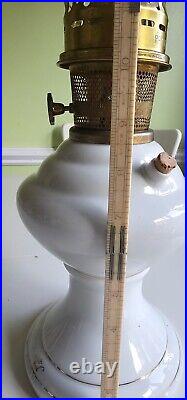 Unlisted Aladdin Ceramic Table Lamp Fount Model 23 Burner Possibly Prototype