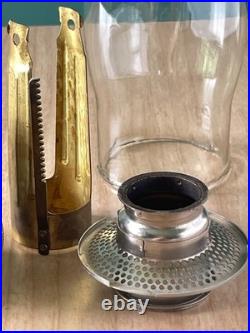 Uranium Aladdin LINCOLN DRAPE Alacite Glass Kerosene Oil Lamp Model B Pre-War