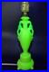 Uranium Glass Aladdin Mini Table Lamp (It glows!)